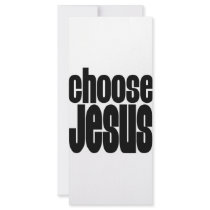 Choose Jesus Rack Card Design