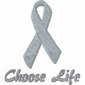 Choose Life, Pro-Life Shirt, Embroidered Ribbon embroidered shirts