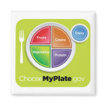 Choose My Plate Magnet