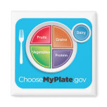 Choose My Plate Magnet