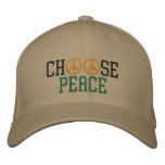 Choose Peace embroidered hats