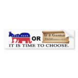 Choose the Constitution Bumper Sticker bumper stickers