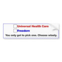 Choose Wisely bumper stickers