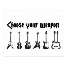 Choose Your Weapon Post Cards