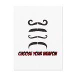 Choose Your Weapon postcards