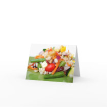 Chopped Salad Note Card - Customised
