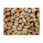 Chopped Wood Postcard