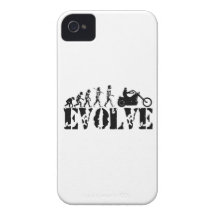 Chopper Biker Motorcycle Rider Evolution Art iPhone 4 Cover