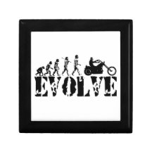Chopper Biker Motorcycle Rider Evolution Art Gift Boxes