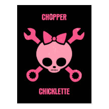 Chopper Chicklette Postcards