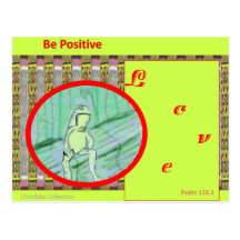 Chordata Collection ~ Frog  Be Positive Postcards