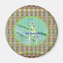 Chordata Collection ~ Frog (Round) Magnets