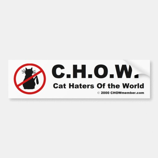 CHOW Bumper Sticker