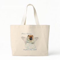 Chow Chow Angel Canvas Bags