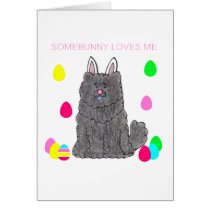 Chow Chow Black Somebunny Loves Me cards