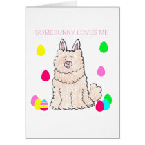 Chow Chow Cream Somebunny Loves Me cards