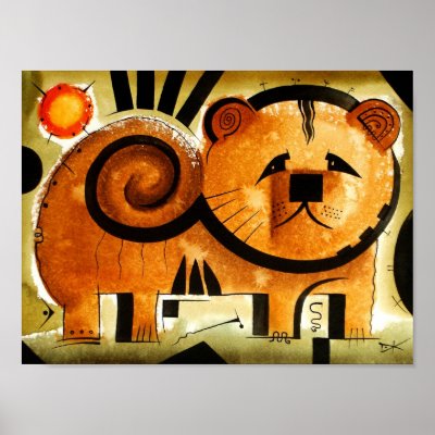 Chow Chow dog  dk_2005aug8m.jpg Print by pugcasso