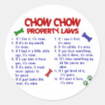 CHOW CHOW Property Laws Sticker