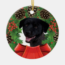 Chow Mix Holiday Ornament
