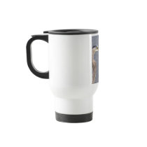 Chow Time For Great Blue Heron Coffee Mug
