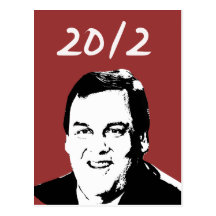 CHRIS CHRISTIE POST CARD