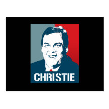 CHRIS CHRISTIE POSTER POSTCARD