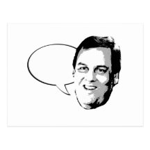 CHRIS CHRISTIE TALK BUBBLE -.png Post Card