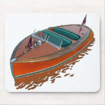 Chris-Craft Barrel Back Mouse Pads
