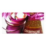 Chrismas champagne photo cards