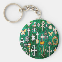Chrismons Key Chain