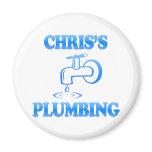 Chris's Plumbing magnets