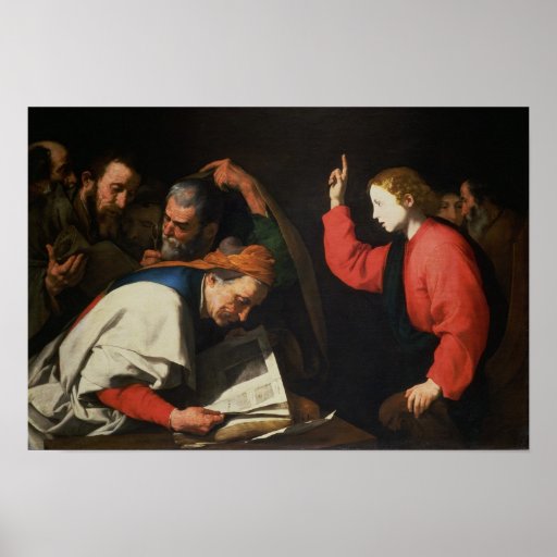 Christ among the Doctors, c.1630 Posters