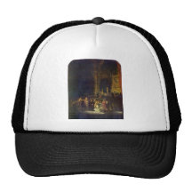 Christ and the Adulteress by Rembrandt Trucker Hats