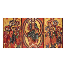 Christ And The Apostles By Katalanischer Meister ( Photo Card Template