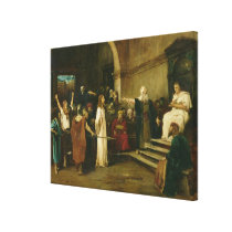 Christ Before Pilate, 1880 Gallery Wrap Canvas
