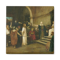 Christ Before Pilate, 1880 Fridge Magnet