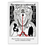"Christ Blessing Marriage" Wedding Card