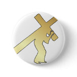 CHRIST CARRYING CROSS buttons