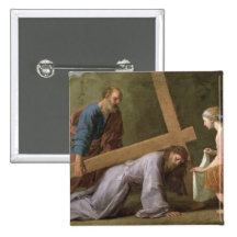 Christ Carrying the Cross, c.1651 Button