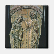 Christ Crowning the Emperor Constantine VII Fridge Magnet
