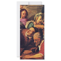 Christ Driving The Money-Changers From The Temple. Full Color Rack Card