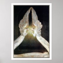 Christ Guarded by Angels by William Blake Print