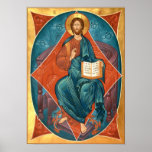 Christ in Glory Icon Print