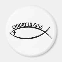Christ Is King Refrigerator Magnet