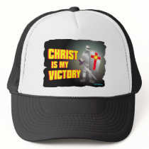 Christ is my victory religious design