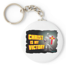 Christ is my victory religious design