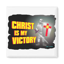 Christ is my victory religious design