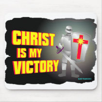 Christ is my victory religious design