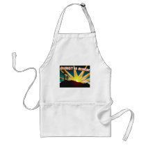 Christ is risen Christian cross gift design Apron