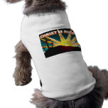Christ is risen Christian cross gift design Pet Tee Shirt